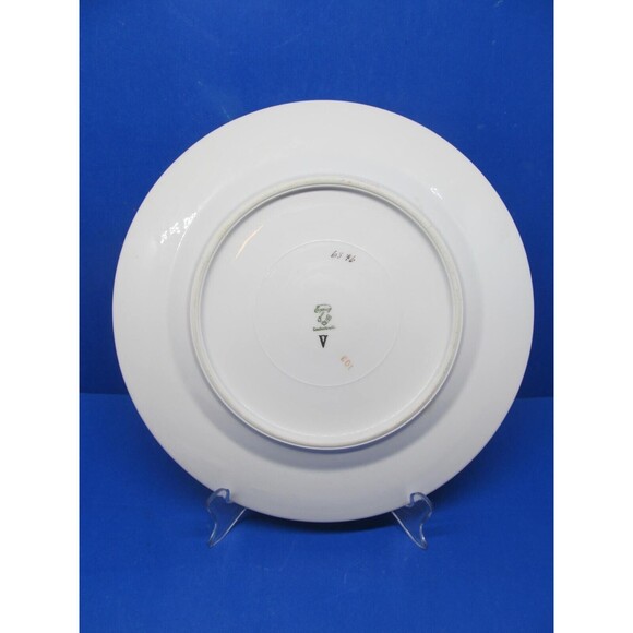 Epaig Czechoslovakia Pattern #6376 Floral Set Of Three 10 1/4" Dinner Plates - Picture 15 of 16